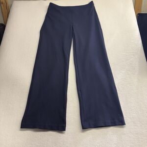 J. McLaughlin Side Zip Straight Leg Pants Womens 4 Blue Relaxed